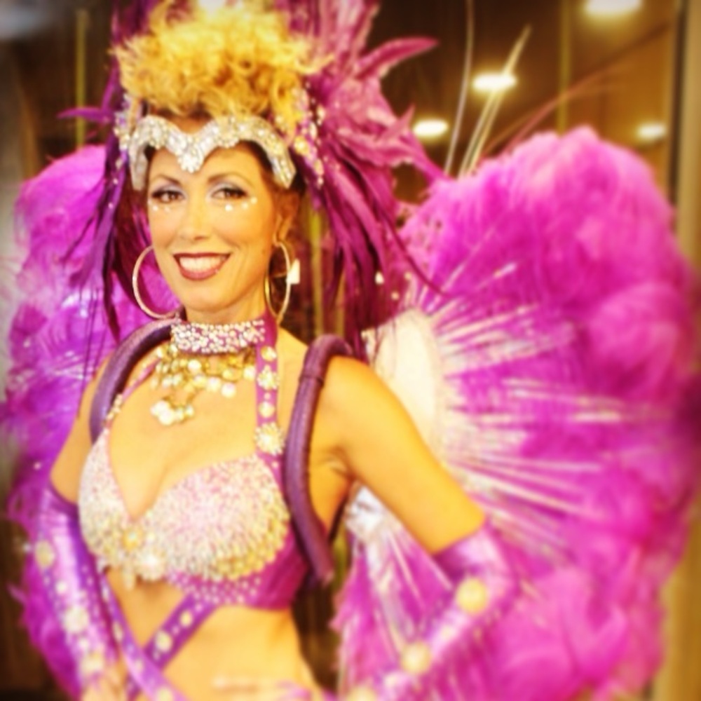 Carnival Samba Costume Purple